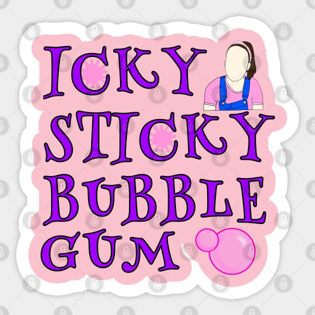 Sticky icky bubble gum deals